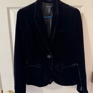 Lucky Brand Black Velvet Women's Blazer